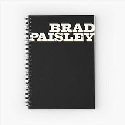 Brad Paisley Spiral Notebook