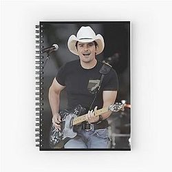Brad Paisley Spiral Notebook