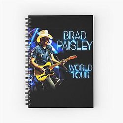 Brad Paisley Spiral Notebook
