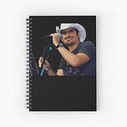 Brad Paisley Spiral Notebook