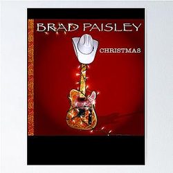 Brad Paisley Christmas Poster