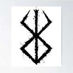 Brand Of Sacrifice Logo Poster RB0301