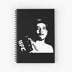 Brandon Moreno T-Shirt and art design Spiral Notebook