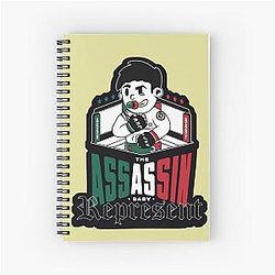 Brandon Moreno The Assassin Baby Spiral Notebook