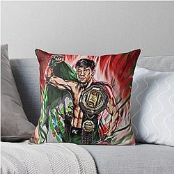 Brandon Moreno UFC Flyweight Champion Throw Pillow