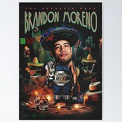Brandon Moreno - Assassin - Baby - UFC Poster