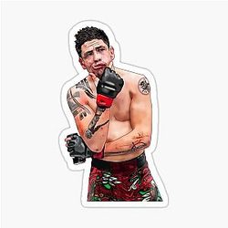 Brandon Moreno UFC Contender in Action Sticker