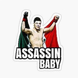 Brandon Moreno Baby Assassin Sticker