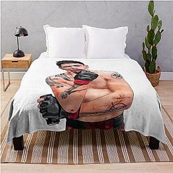 Brandon Moreno UFC Contender in Action Throw Blanket