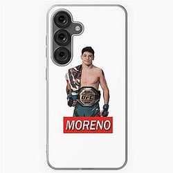 Brandon Moreno Cartoon UFC design Samsung Galaxy Soft Case