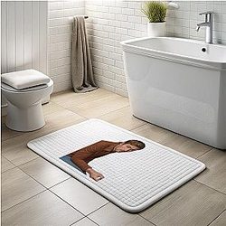 Brandon Sklenar LA 0601 - Portrays Spencer Dutton in Western epic Brandon Sklenar Bath Mats