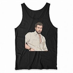 Brandon Sklenar LA 0601 - Rising American film and television actor Brandon Sklenar Tank Tops