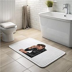 Brandon Sklenar LA 0601 - Breakout star of Yellowstone prequel 1923 Brandon Sklenar Bath Mats