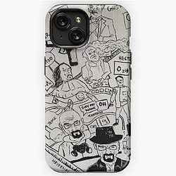 Breaking bad doodle iPhone Tough Case