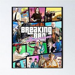 breaking bad Albuquerque custom GTA art poster Poster Poster