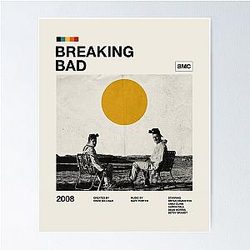 Breaking Bad Modern Poster Poster