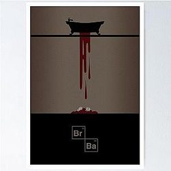 Breaking Bad - Bathtub Poster