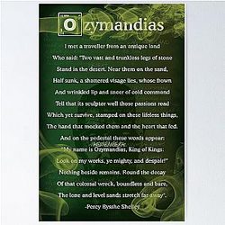 Breaking Bad - Ozymandias Poem Poster