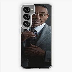 Stretched Gus Fring Face Breaking Bad Meme Samsung Galaxy Soft Case