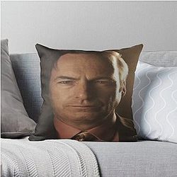 Stretched Saul Goodman Breaking Bad Meme Throw Pillow