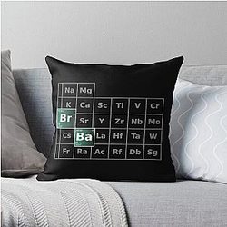 Breaking Bad Periodic Table Throw Pillow