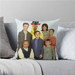 Breaking Bad Malcolm in the Middle Meme Throw Pillow
