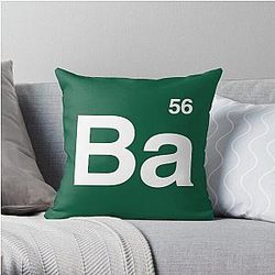 Ba 56 - Breaking Bad Periodic Throw Pillow
