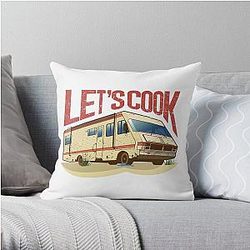 Breaking Bad RV (Lets Cook) Throw Pillow