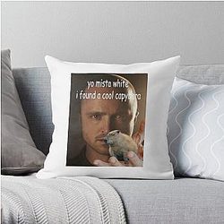 breaking bad meme capybara Throw Pillow