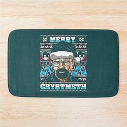 Breaking Bad Christmas Ugly  Bath Mat
