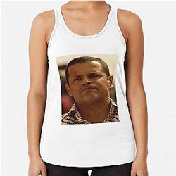 Stretched Tuco Face Breaking Bad Meme Racerback Tank Top