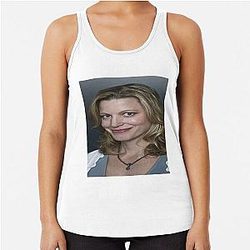 Stretched Skyler White Face Breaking Bad Meme Racerback Tank Top