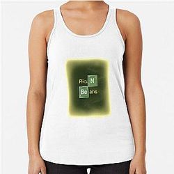 Breaking Bad Quote Ricin Beans Racerback Tank Top
