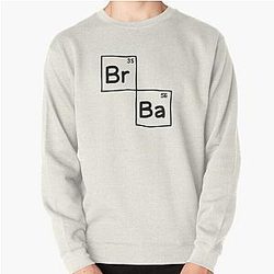 breaking bad logo minimal line drawing Pullover Sweatshirt