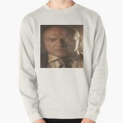 Stretched Hank Schrader Face Breaking Bad Meme  Pullover Sweatshirt