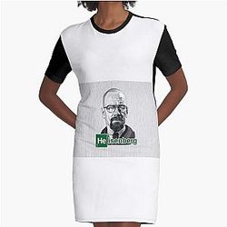 Breaking Bad Heisenberg Graphic T-Shirt Dress