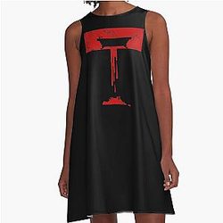 Breaking Bad bathtub red  A-Line Dress