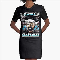 Breaking Bad Christmas Ugly  Graphic T-Shirt Dress