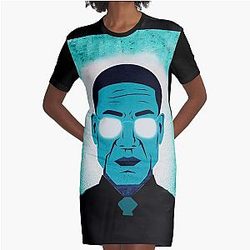 Gus fring breaking bad stencil design  Graphic T-Shirt Dress