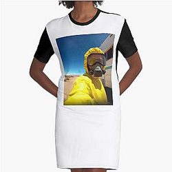 Walter White Breaking Bad selfie Premium Graphic T-Shirt Dress