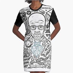 Breaking Bad Respect Graphic T-Shirt Dress