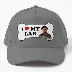Walter White I Love My Lab Breaking Bad Bumper Sticker Baseball Cap