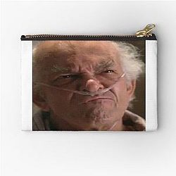 Stretched Hector Salamanca Face Breaking Bad Meme Zipper Pouch