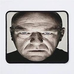 Stretched Hank Schrader Face Breaking Bad Meme Mouse Pad