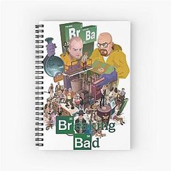 Fanart Breaking Bad Merch Spiral Notebook