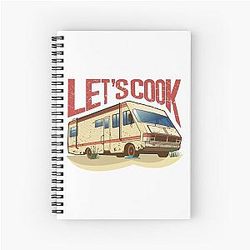 Breaking Bad RV (Lets Cook) Spiral Notebook