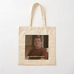 Malcolm in the Middle Hal Bryan Cranston Sequins Parody Funny Meme Breaking Bad Cotton Tote Bag