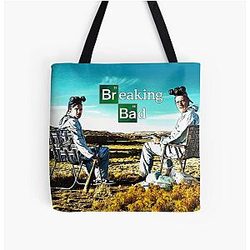 Breaking Bad Br&Ba All Over Print Tote Bag