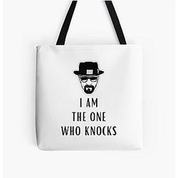 I Am The One Who Knocks | Heisenberg Quote | Gift For Breaking Bad Lover All Over Print Tote Bag