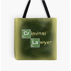 Breaking Bad Quote Criminal Lawyer All Over Print Tote Bag